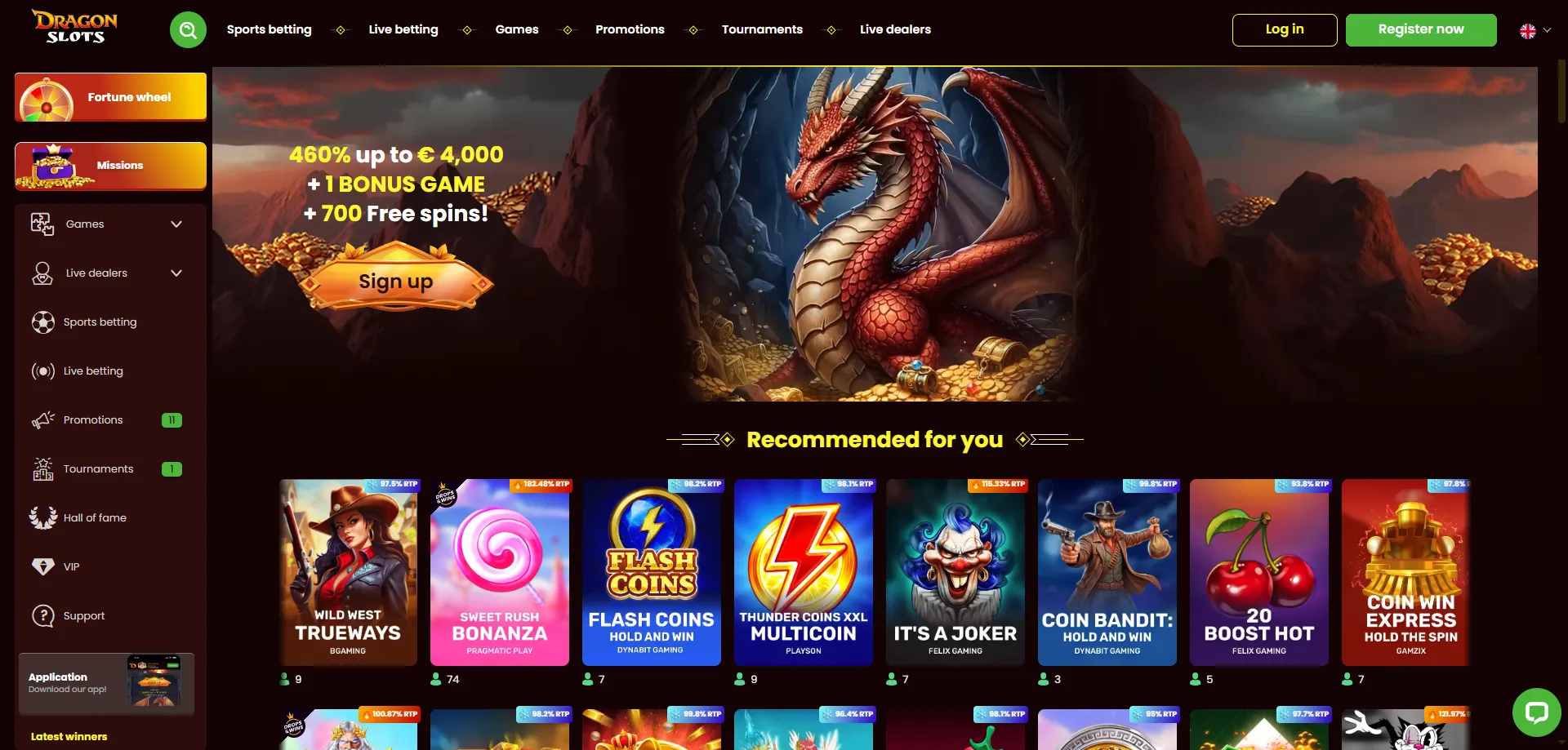 DragonSlots live casino games with real dealers in New Zealand